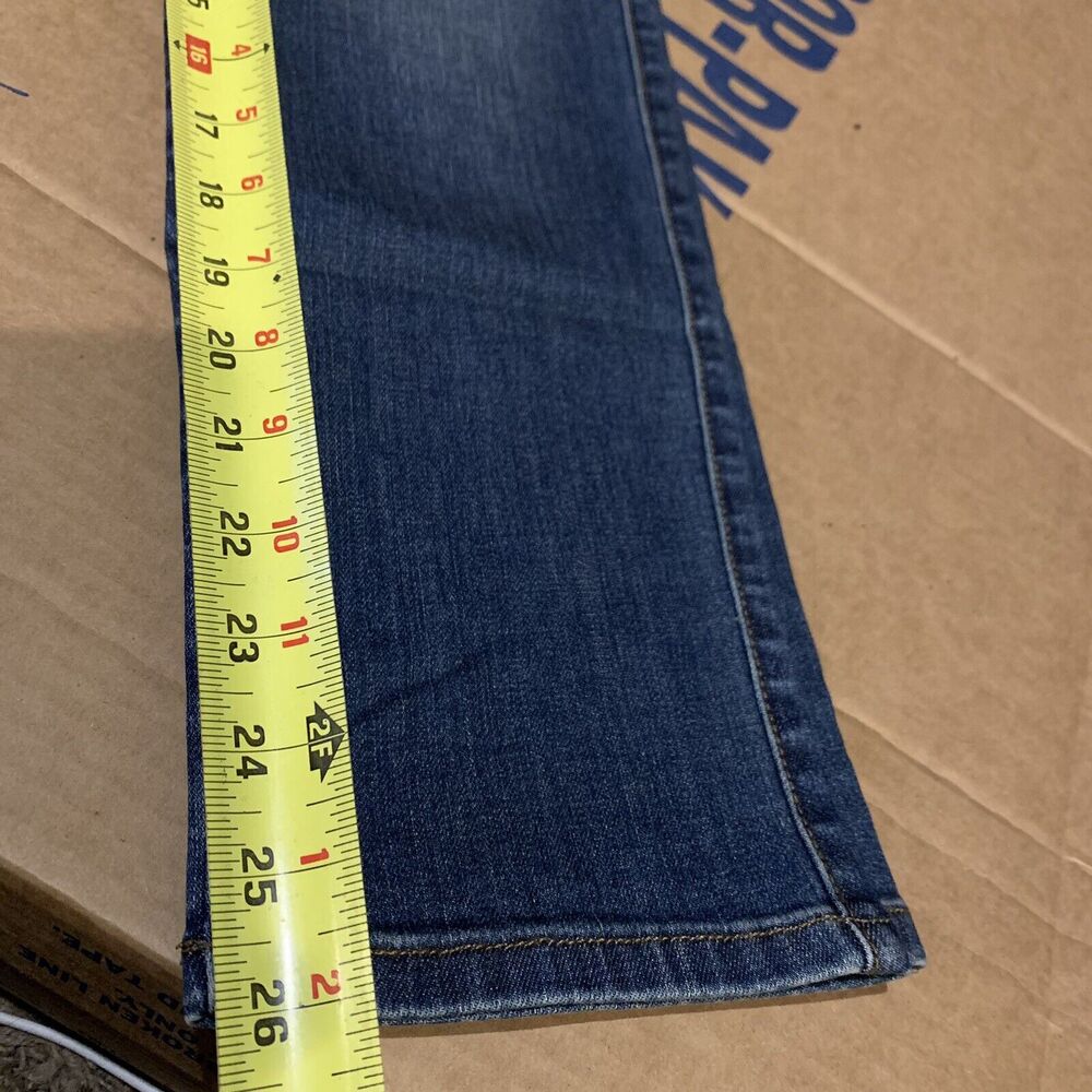 Sene Jeans Womens Size 0 Blue Straight Leg Mid Rise Pants - Picture 4 of 9